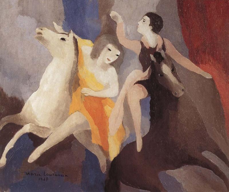 Marie Laurencin trick rider and his assistant China oil painting art
